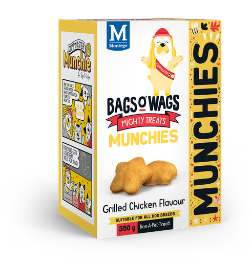 [MT62156] Montego Bags O' Wags Munchies Chicken 8 x 350 gr.
