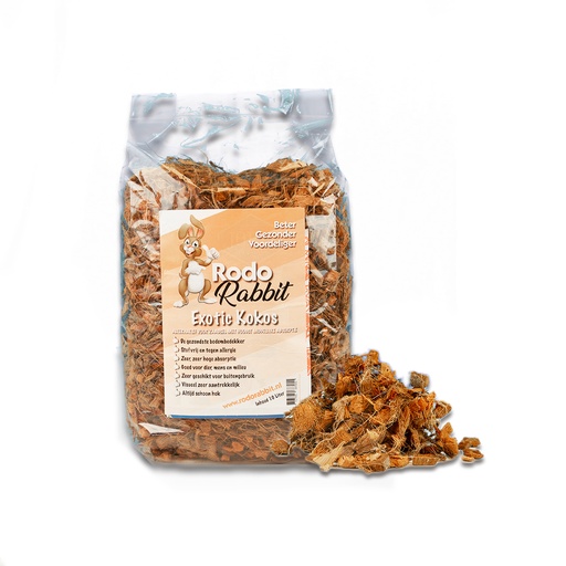 [RR68705] Rodo Rabbit Exotic Kokos Nestmateriaal 10 ltr.