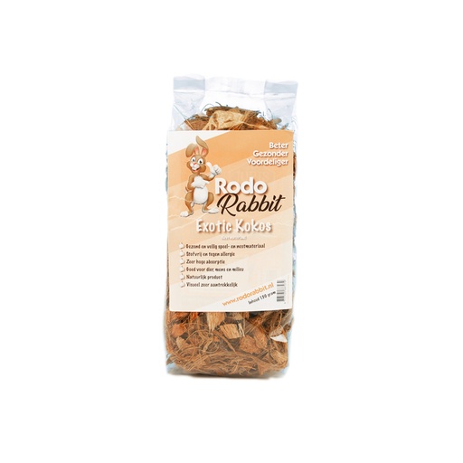 [RR68707] Rodo Rabbit Exotic Kokos Nestmateriaal 150 gr.