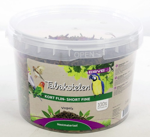 [E20506] ESVE Tabakstelen Emmer Vogels 3 ltr.