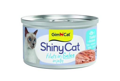 [GIM0867] ShinyCat Filets In Jelly Tonijn + Ansjovis
