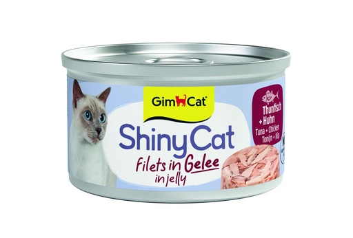 [GIM0812] ShinyCat Filets In Jelly Tonijn + Kip