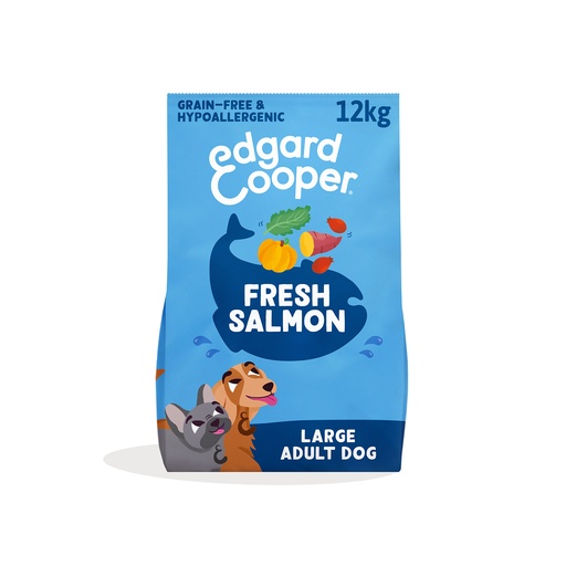 [EC48507] Edgard & Cooper Dog Large Adult Salmon