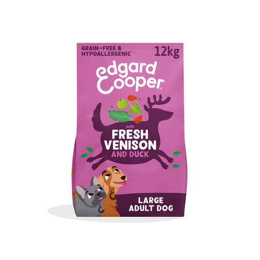 [EC48515] Edgard & Cooper Dog Large Adult Venison And Duck