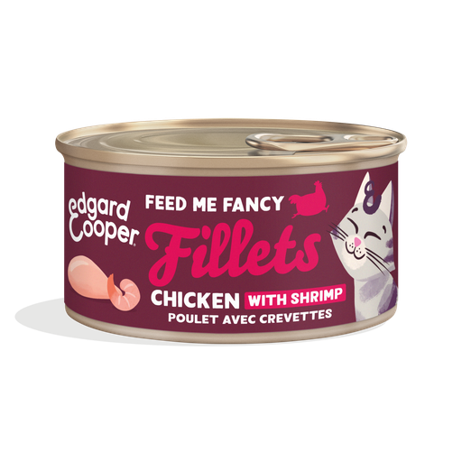 [EC80587] Edgard & Cooper Cat Chicken And Shrimp Fillets