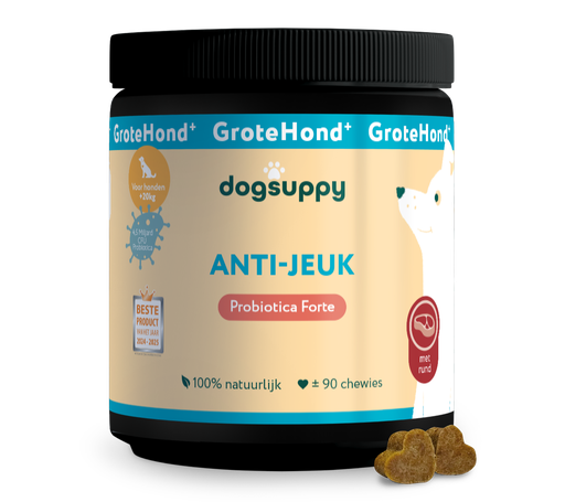 [DS20328] DogSuppy Anti Jeuk Probiotica Forte Grote Hond Rund