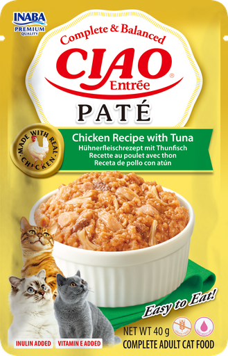 [FP73273] Inaba Entrée Paté Chicken With Tuna 12 x 40 gr.