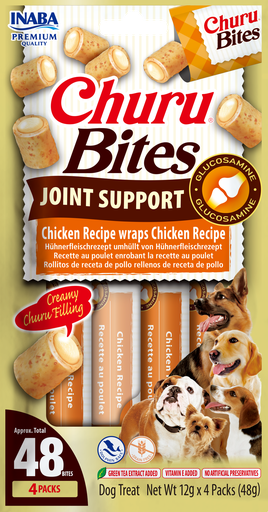 [FP73278] Inaba Dog Churu Bites Joint Support Wraps Chicken (12 x 4 x 12 gr.)