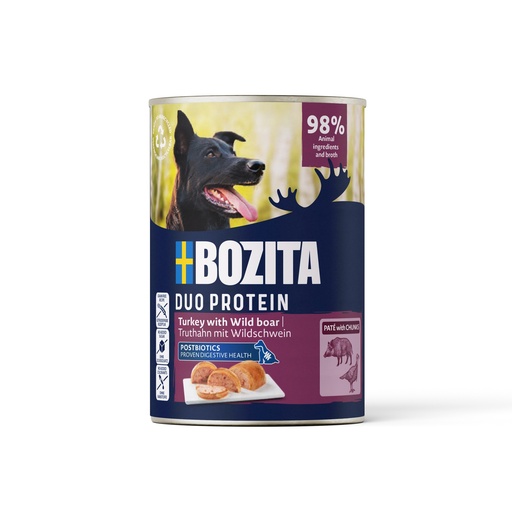 [BZ00253] Bozita Blik Dog Turkey with Wild Boar 6 x 400 gr.