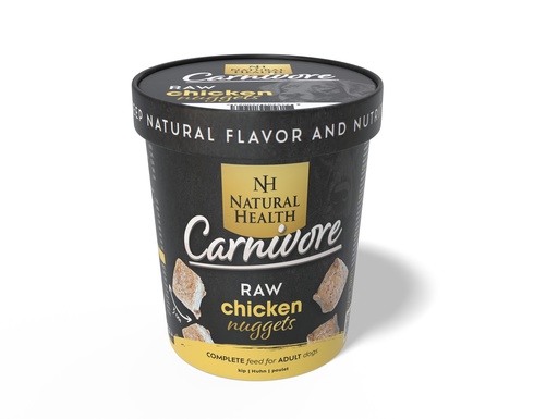 [NH72002] Natural Health Dog Carnivore Raw Nuggets Chicken