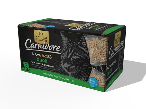 [NH73007] Natural Health Cat Carnivore Raw Duck with Turkey & Pheasant