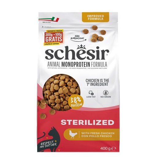 Schesir Cat Dry Sterilized Monoprotein Chicken