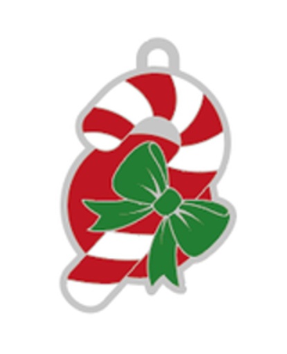 [MF81568] MyFamily Christmas Charms Zamak Tag Candy Cane