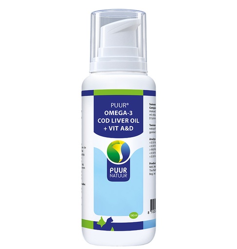 [PN294180] Puur Omega-3 Cod Liver Oil + Vit A&D